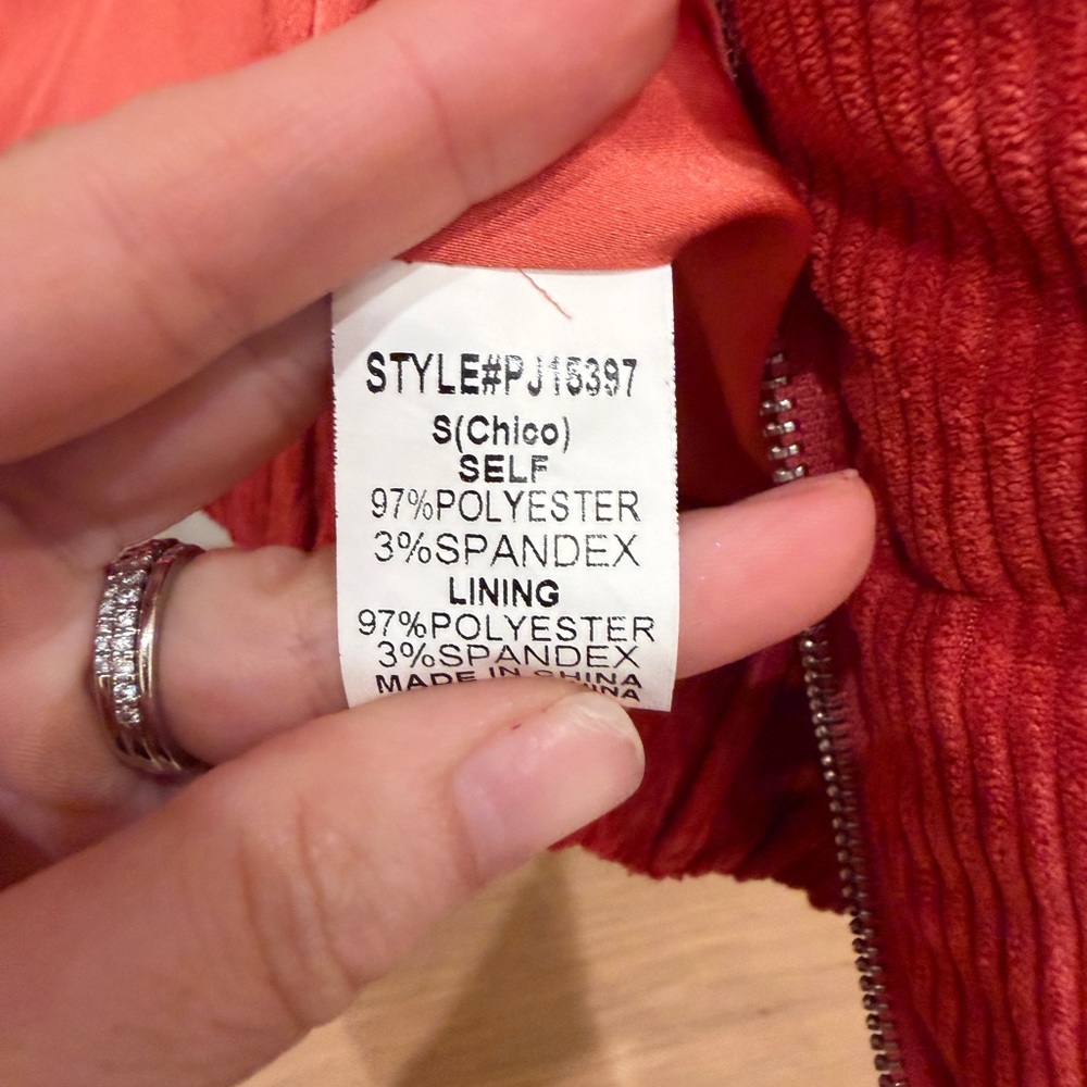 Papermoon Vibrant Red Puffer Jacket Small - Picture 7 of 9